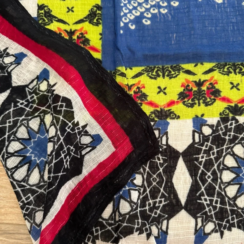 Oversized Asian Inspired Scarf